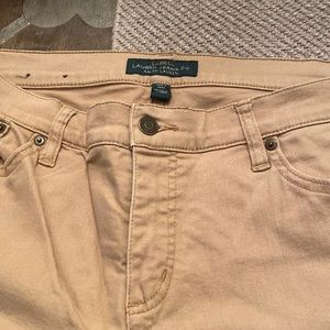 Lauren Ralph Lauren tan jean capris. So cute for all seasons!